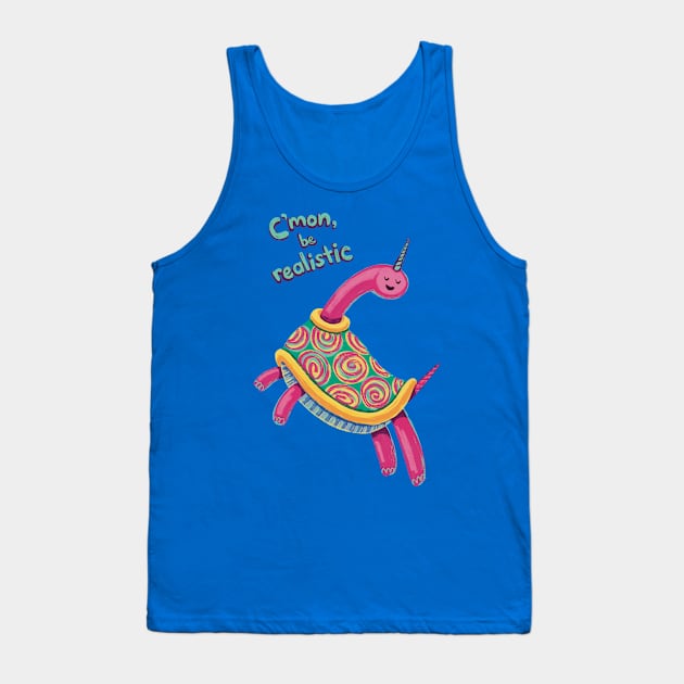 Unicorn Turtle Tank Top by lupi